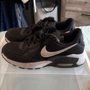 Nike Air Max Black with Silver Details